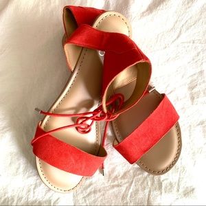 Franco Sarto Sandals, Red. size 10. Stitch Fix